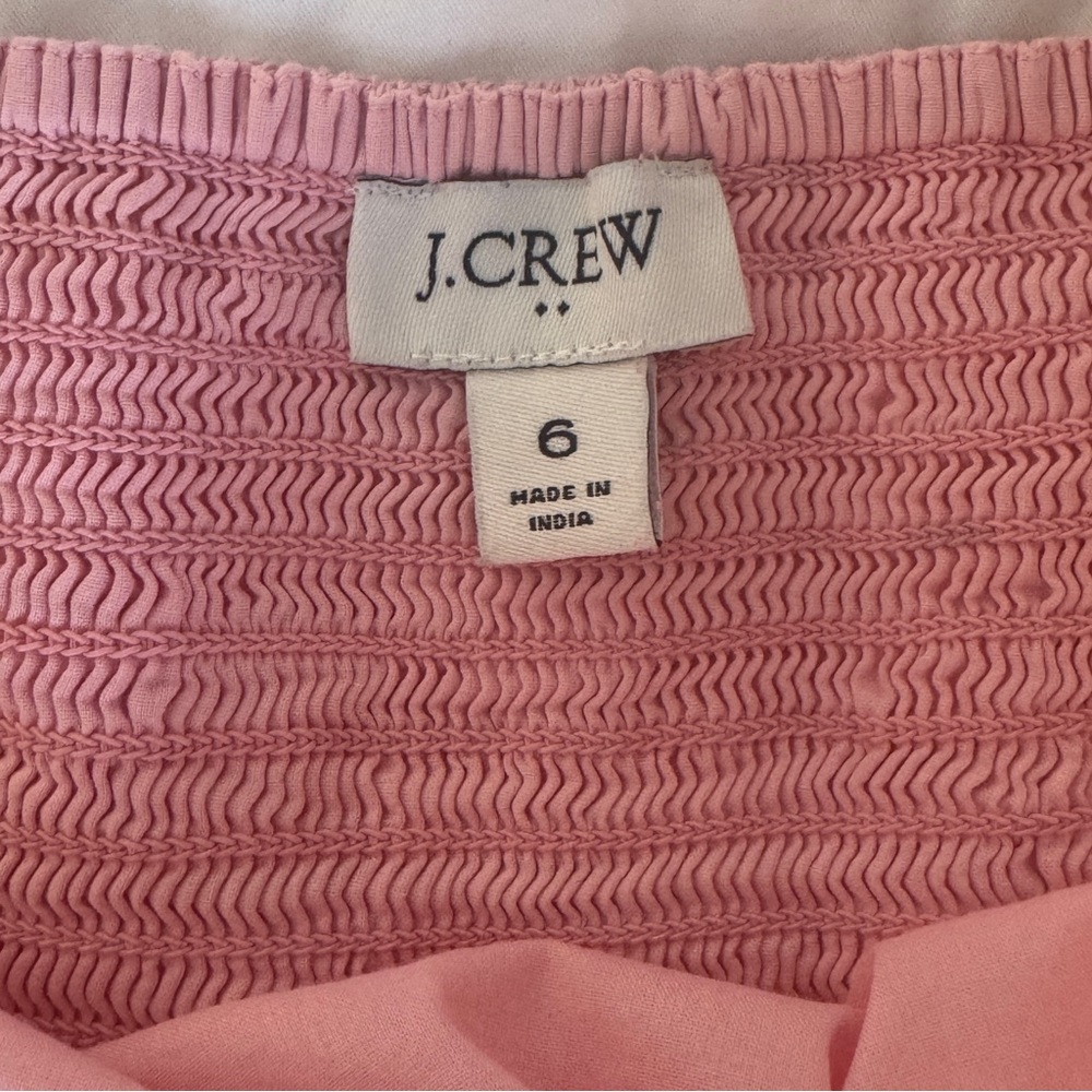J. Crew 100% Cotton Tiered Color-Block Maxi Dress - Size 6 - Breathable - Picture 6 of 9
